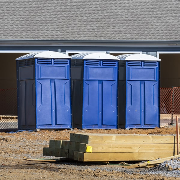 can i customize the exterior of the portable toilets with my event logo or branding in Souris ND